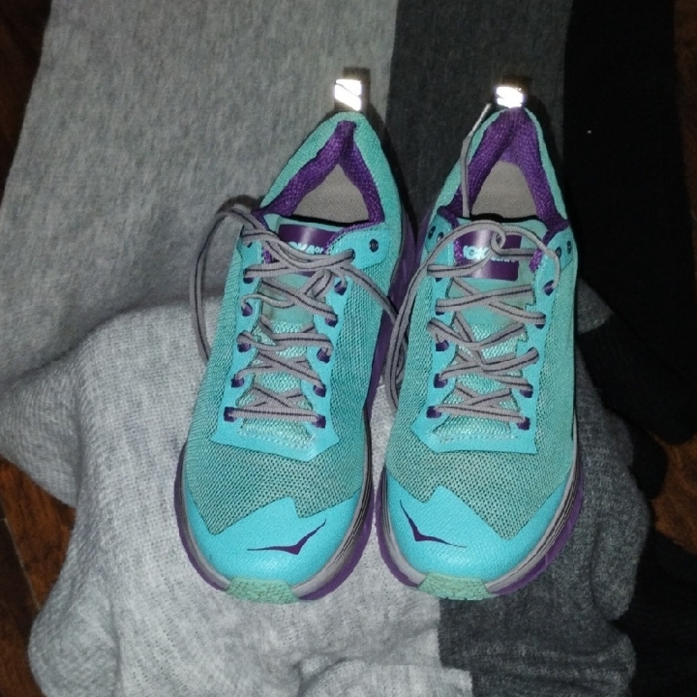 Women's HOKA and Purple Athletic Shoes